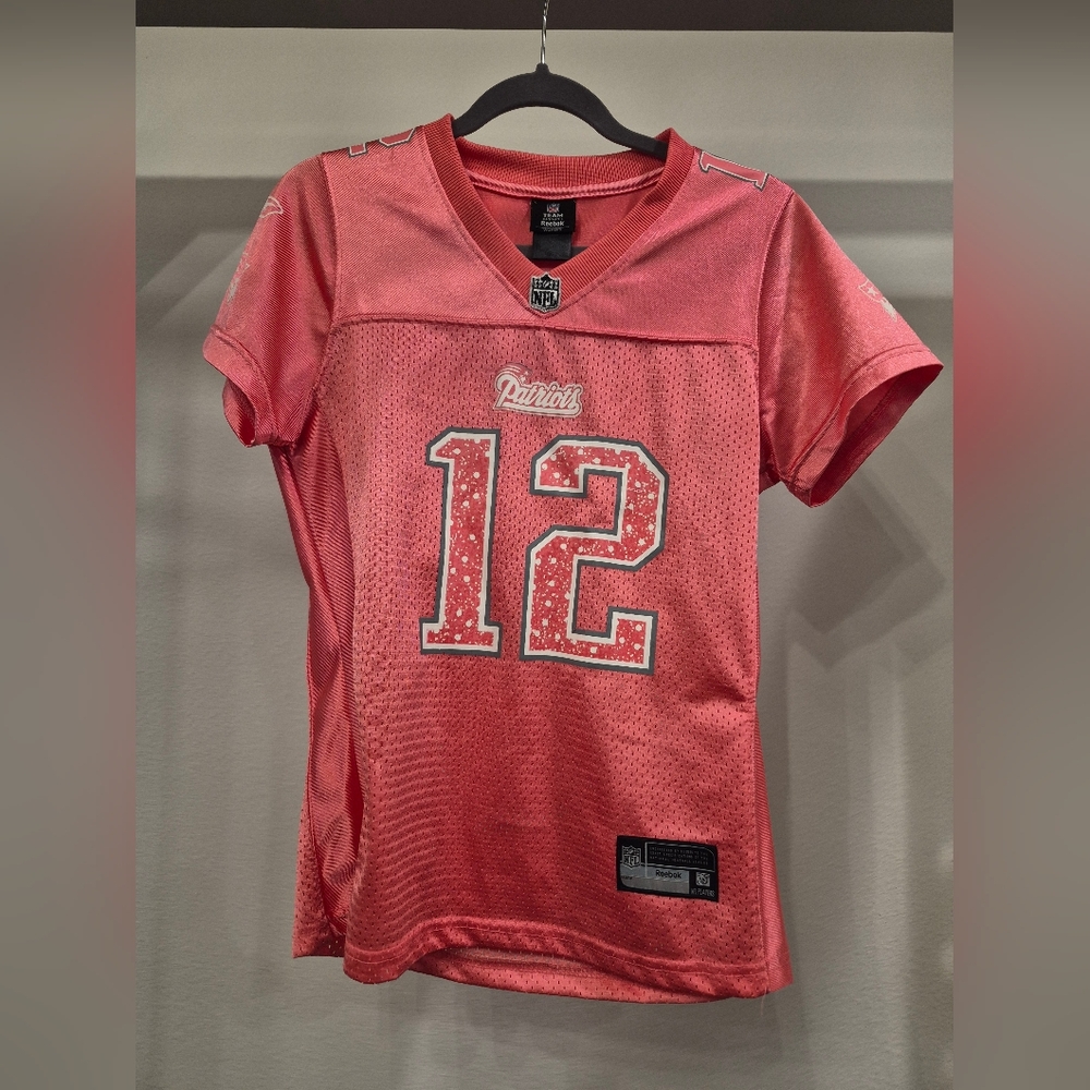 Reebok Pink Tom Brady Sports Jersey